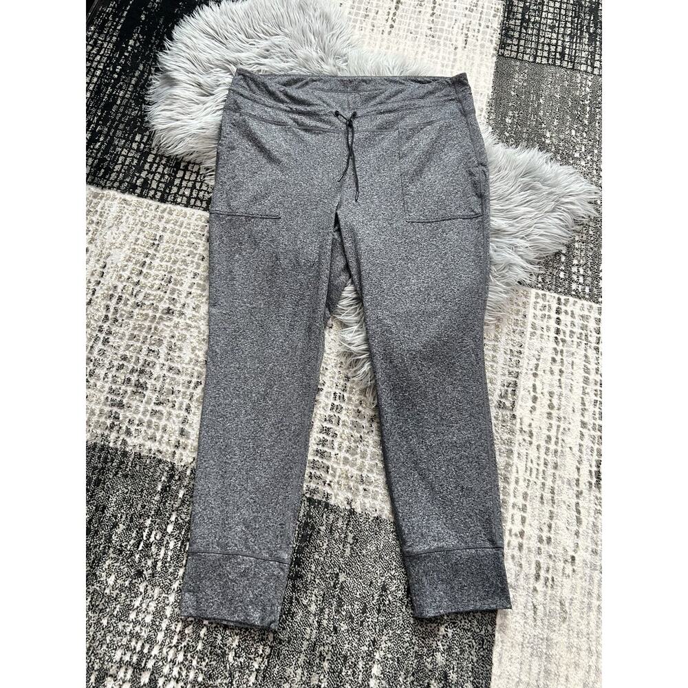 OLD NAVY Active Heather Gray Athletic Pants Size 3X High-Rise Jogger Go-Dry